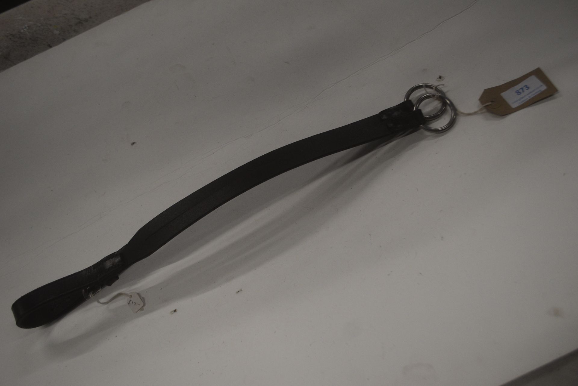 Leather Running Martingale Attachment in Brown Size: Cob