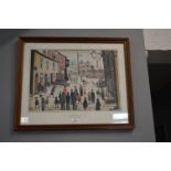 Framed Lowry Print “A Procession, 1938”