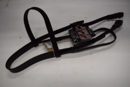 Jefferies Falcon Studded Headstall Full Size Havana