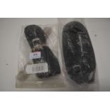 2x Sets of Sure Grip Reigns Web/Rubbered in Black Size: Full