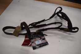 Jefferies Stallion Show Bridle 16mm Cob in Havana