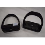 Black Plastic Stirrups