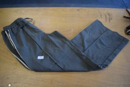 *Green Side Stripe Wide Leg Trousers Size: L