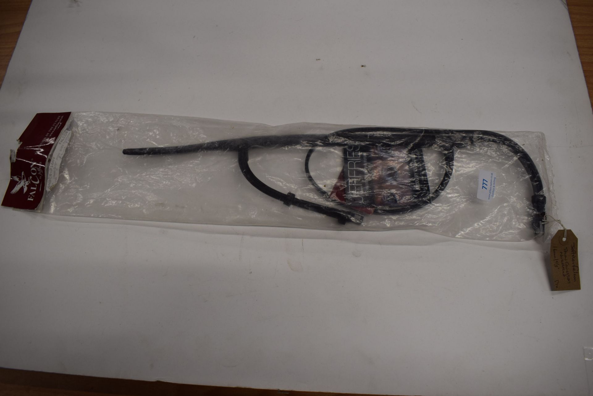 Jefferies Falcon Show Cavesson Nose Band 16mm Pony Havana