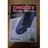 Tingley Moccasin Black Rubber Overshoes Size: XL (American 11.5-14)