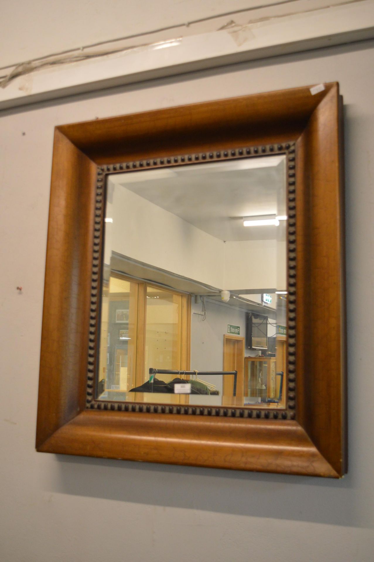 Wide Framed Bevelled Edge Wall Mirror - Image 2 of 3