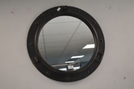 Porthole Style Circular Mirror