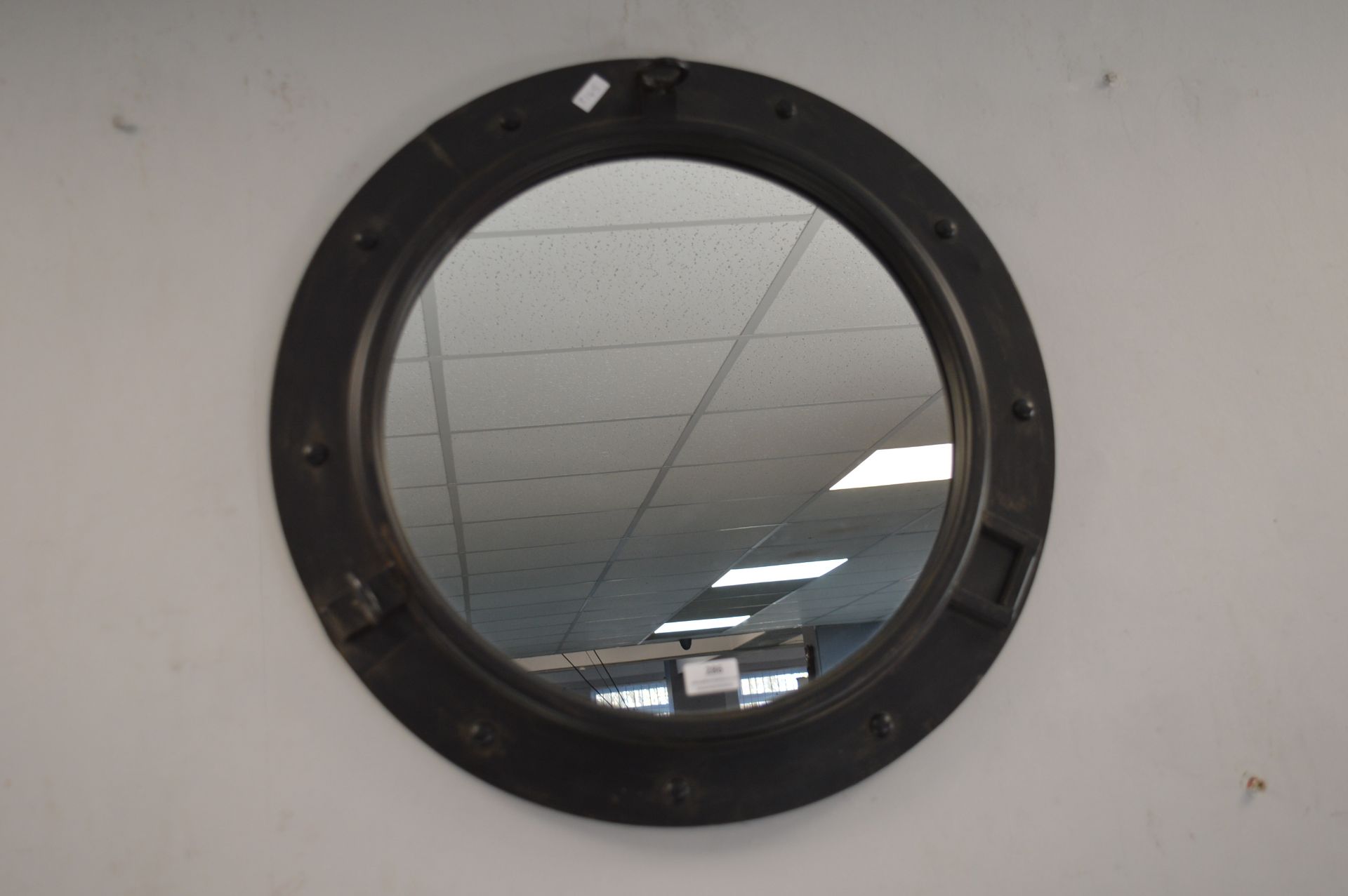 Porthole Style Circular Mirror