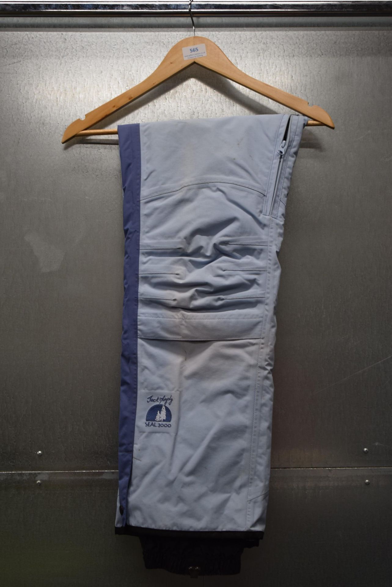 Jack Murphy Outdoor Seal 3000 Baby Blue Winter Trousers Size: 10 (discoloured)
