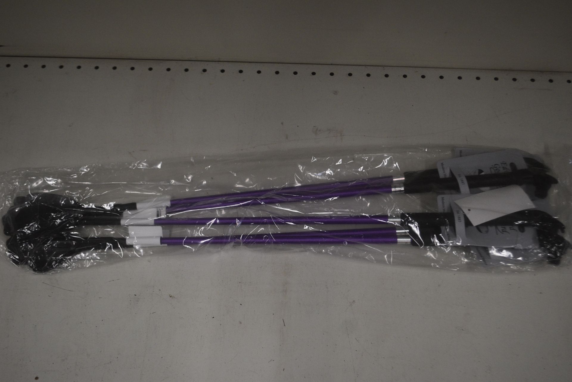5x Purple & Black Riding Whips