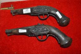 Theatrical Facsimile Flintlock Pistols