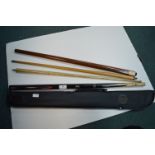 2x Snooker Cues Including a Ronnie O’Sullivan