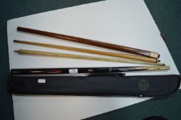 2x Snooker Cues Including a Ronnie O’Sullivan