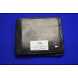 *Tommy Hilfiger Gent’s Black Leather Wallet