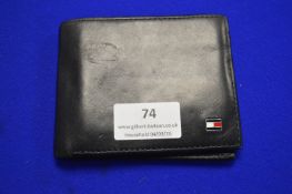 *Tommy Hilfiger Gent’s Black Leather Wallet