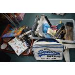 2x Crates of Household Goods, Toys, Soup Dryer Bag, etc.