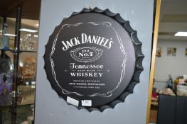 Jack Daniels Decorative Oversized Bottle Cap Wall Art