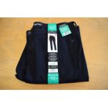 *Buffalo High Rise Straight Leg Stretch Black Denim Jeans Size: 16