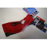 2x Poly Pads Warm Riders Size: L (1x grey, 1x red)