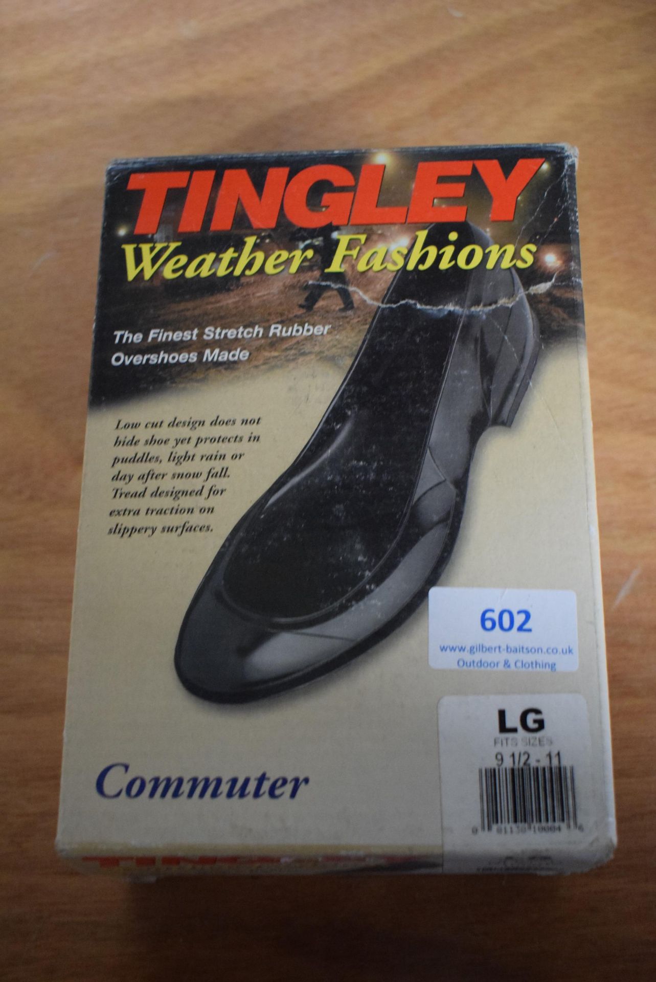 Tingley Commuter Rubber Stretch Overshoes Size: L (American 9.5-11)
