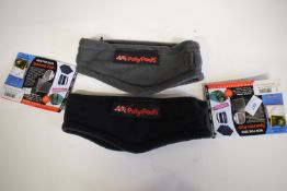 2x Poly Pads Warm Riders Size: 2 (1x black, 1x grey)