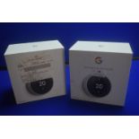 *2x Google Nest Learning Thermostats