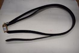 English Stirrups Leather 1” Wide Black 52”