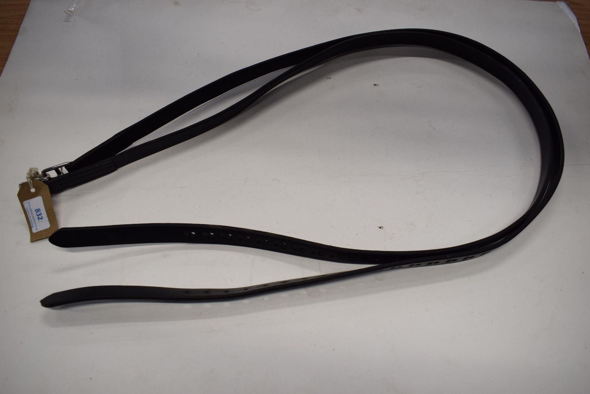 English Stirrups Leather 1” Wide Black 52”