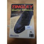 Tingley Moccasin Black Rubber Overshoes Size: XL (American 11.5-14)