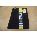 *Buffalo High Rise Stright Leg Stretch Denim Jeans in Black Size: 10