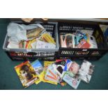 2x Crates of Rugby Programs etc.