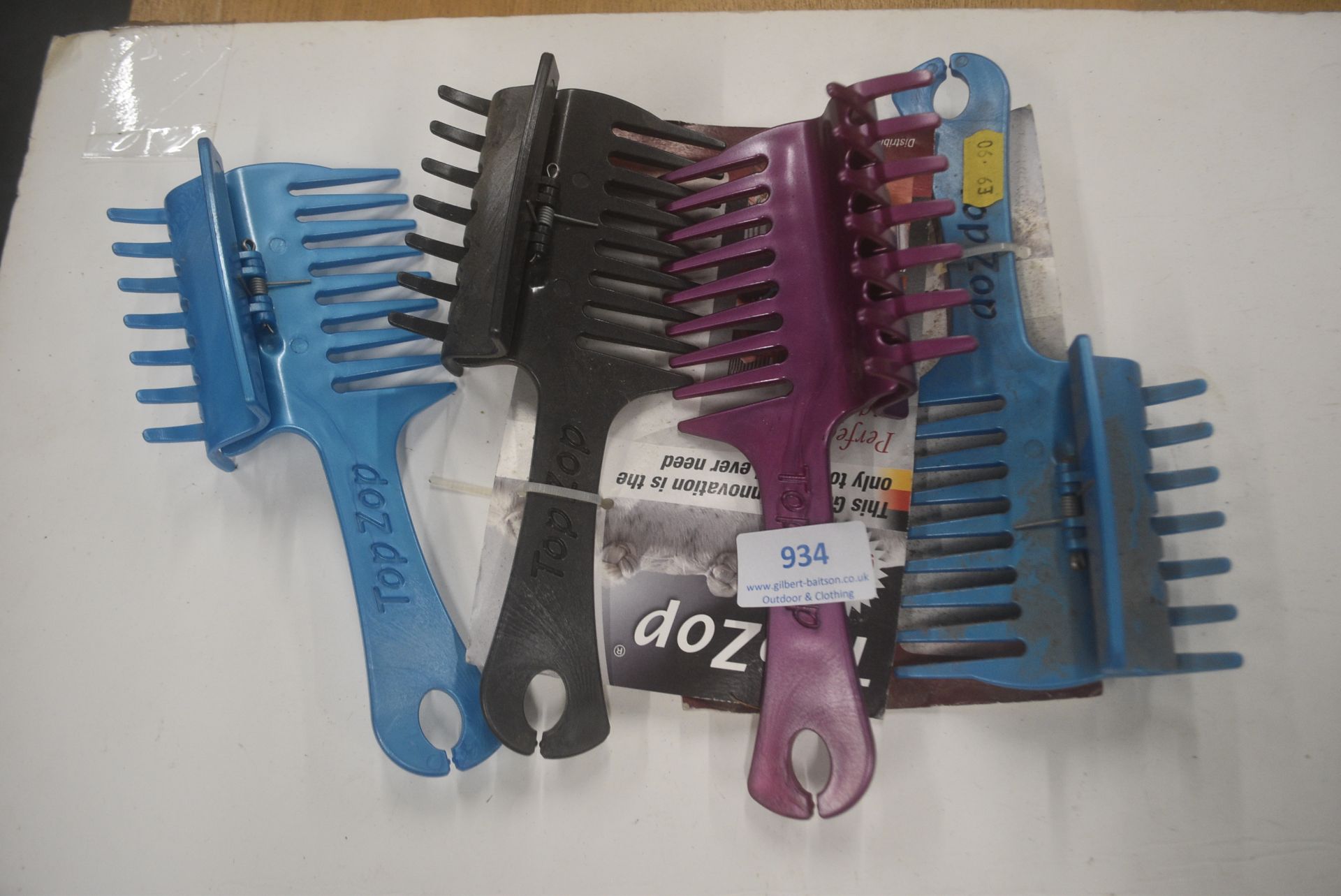 4x Top Zop Platting Combs