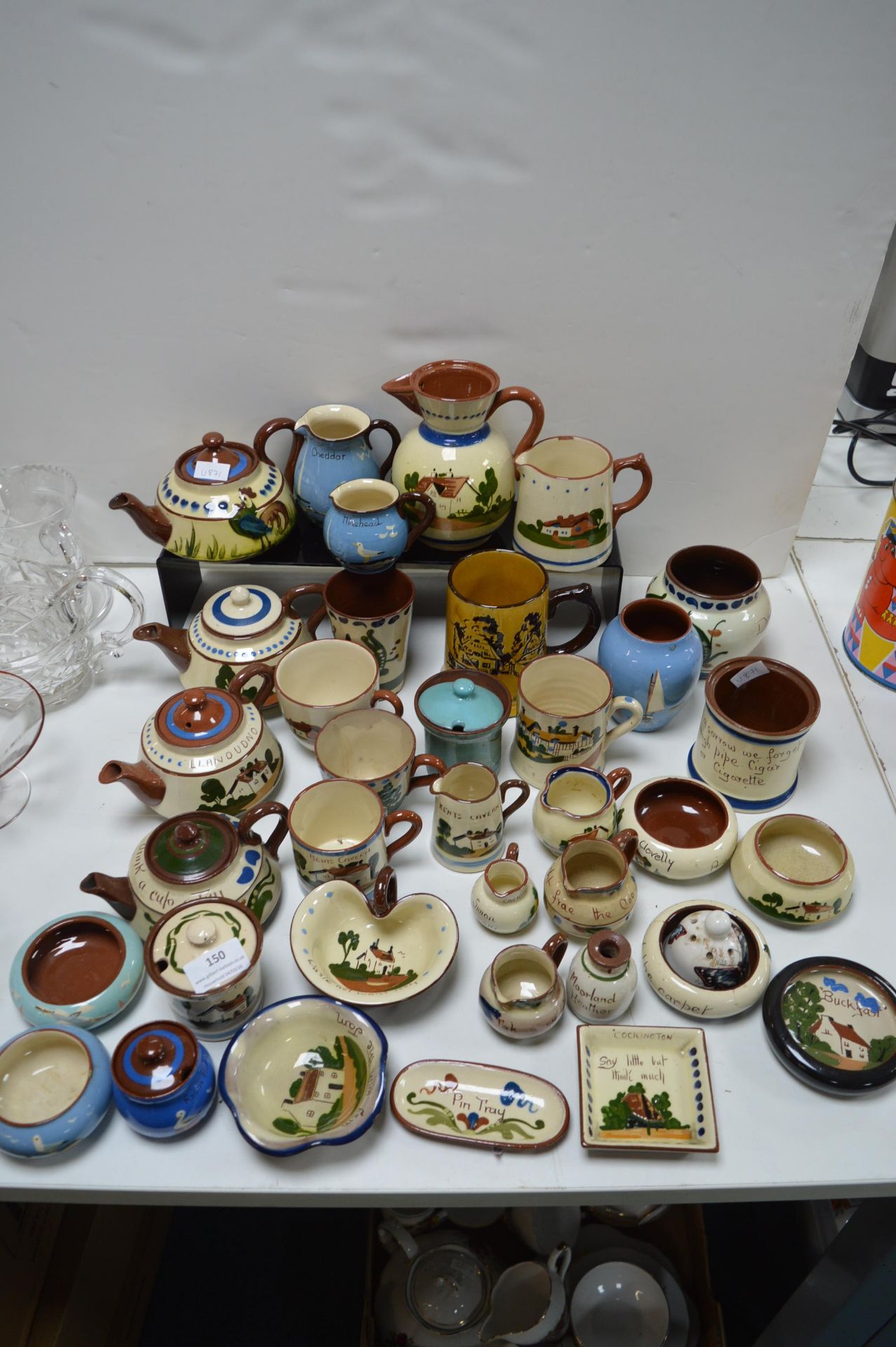 Collection of Torquay Moto Ware Teapots and Jugs etc. - Image 2 of 2