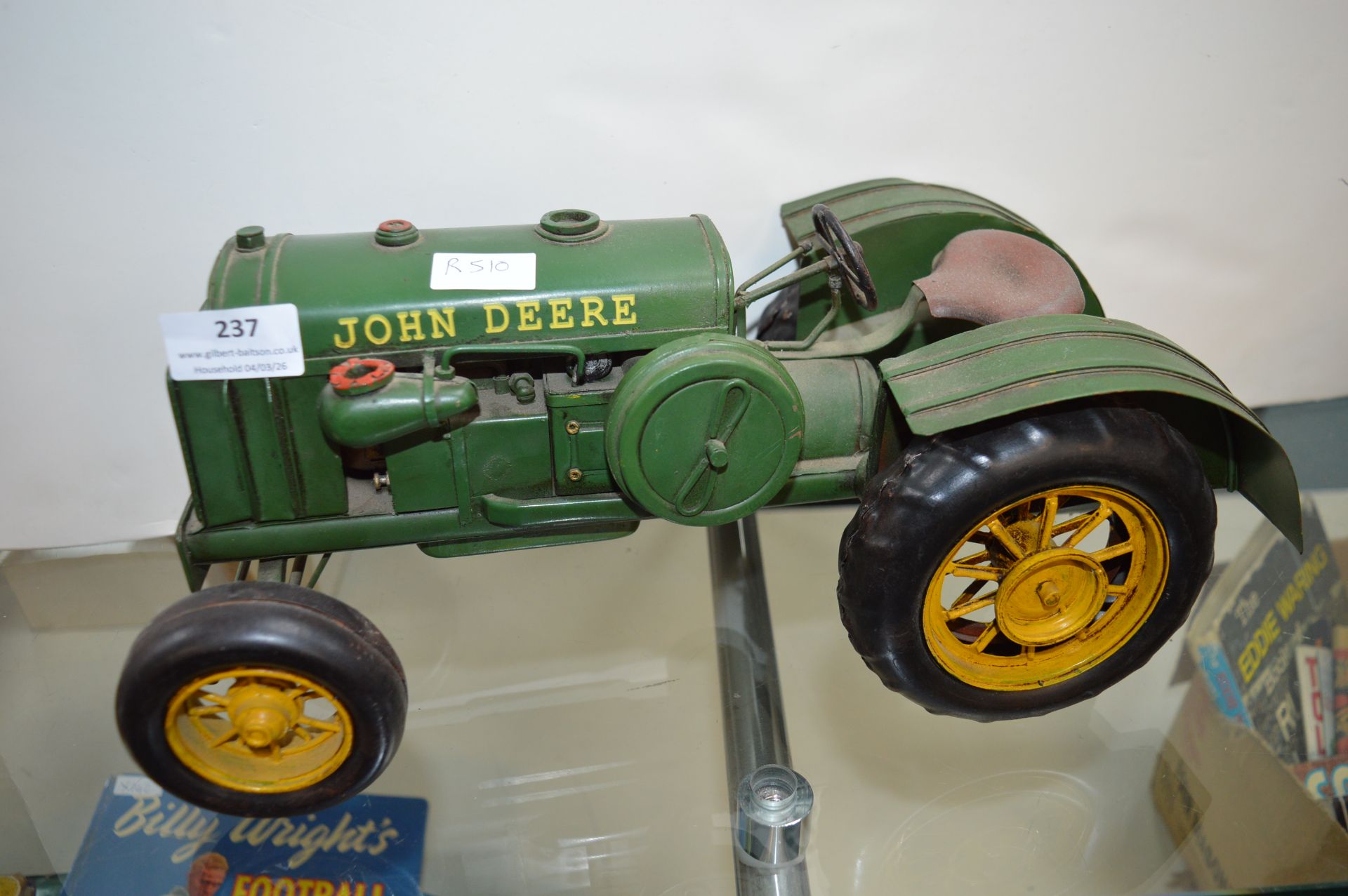 John Deer Tinplate Model Tractor