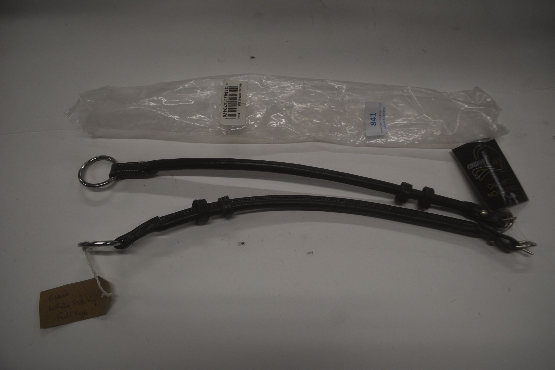 Eric Thomas Pro Collection Leather Running Gag Cheekpieces Black Full Size