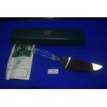 Galway Irish Crystal Cake Slice in Presentation Case