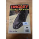 Tingley Moccasin Black Rubber Overshoes Size: M (American 8.5-10)