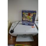 HP DeskJet 2710E Printer, plus Greetings Card Factory DVD Set