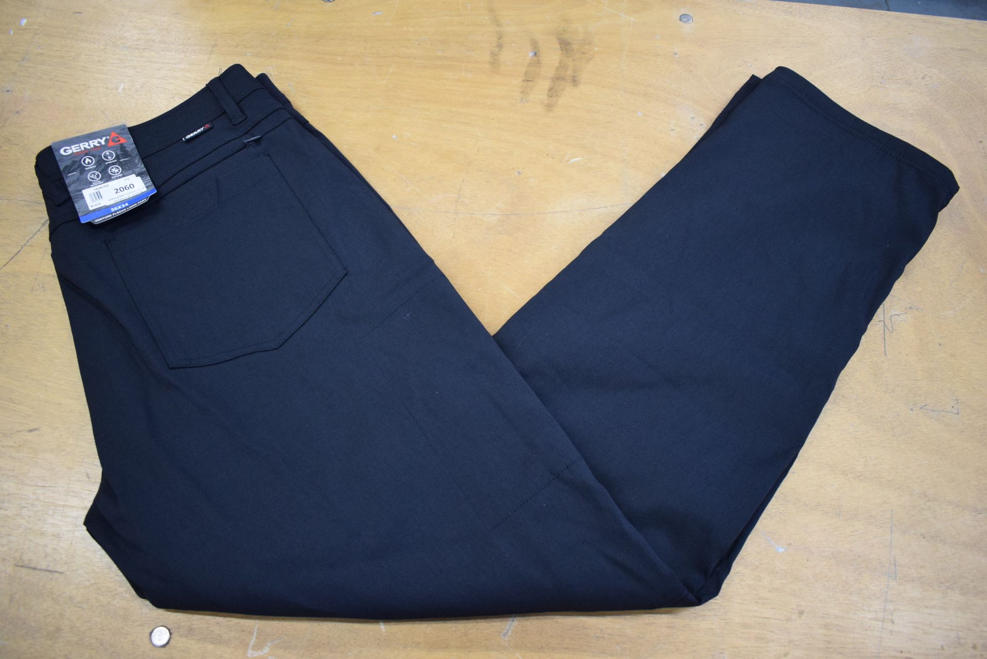 *Gerry Venture Fleece Lined Black Trousers Size: 36x34