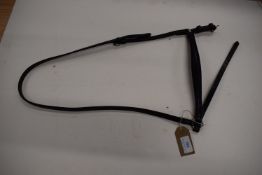 Raised Drop Noseband Cob Black