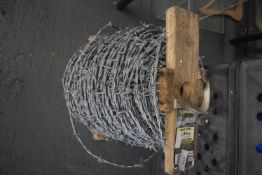 Roll of Tornado Mild Steel Barbed Wire 200m