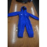 Peter Storm Blue Fleece Lined Puddle Suit Age: 6-12 months (preworn)