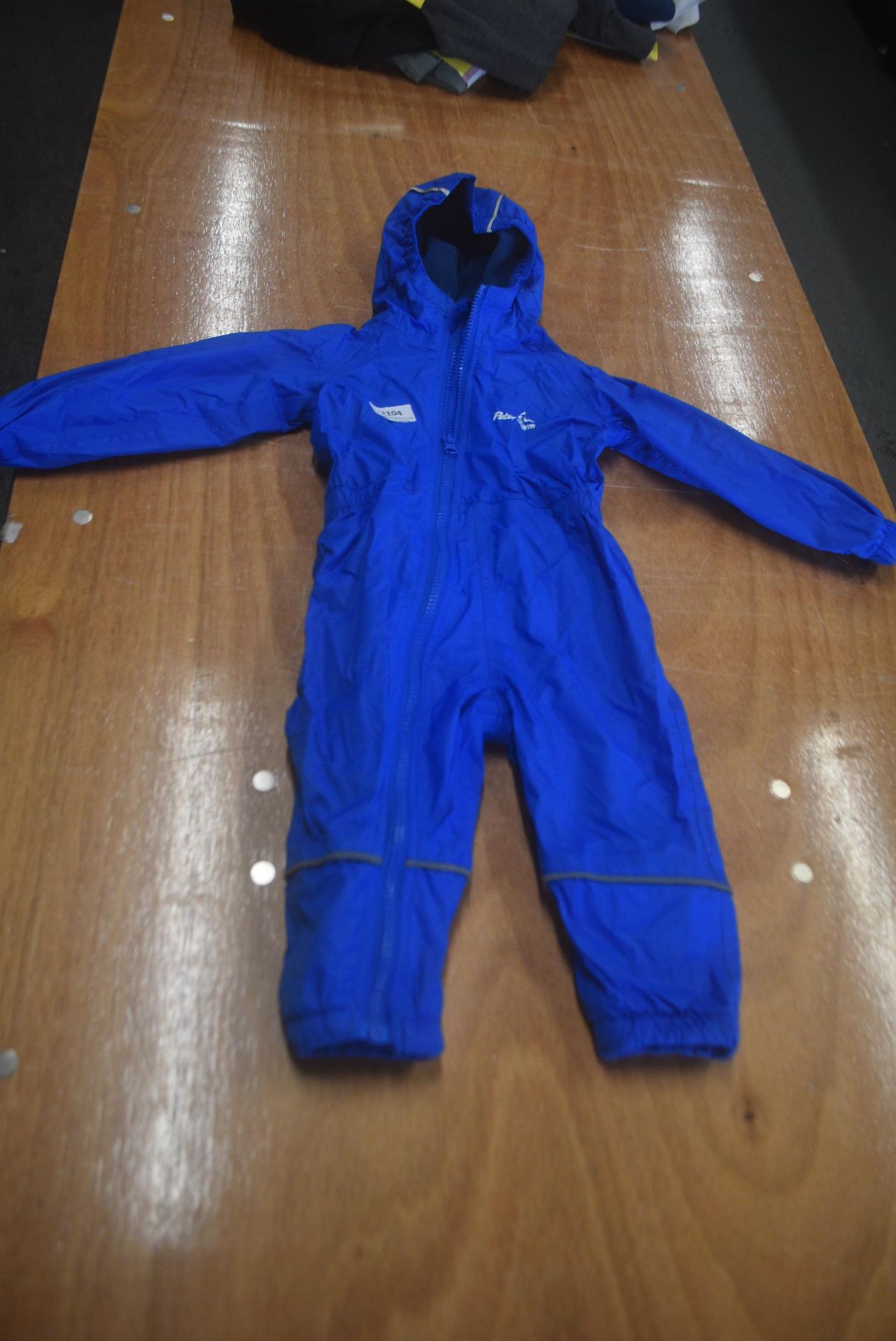 Peter Storm Blue Fleece Lined Puddle Suit Age: 6-12 months (preworn)