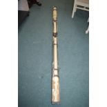 B&Q Wooden Curtain Pole 50mm x 2m