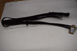 Leather Running Martingale Pony Brown