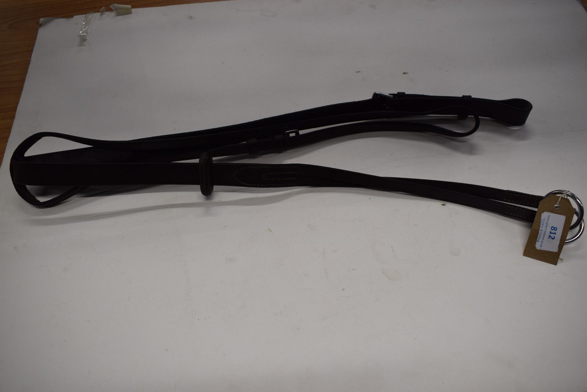 Leather Running Martingale Pony Brown