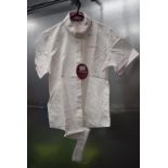 Just Togs White Short Sleeve Show Shirt Size: 10