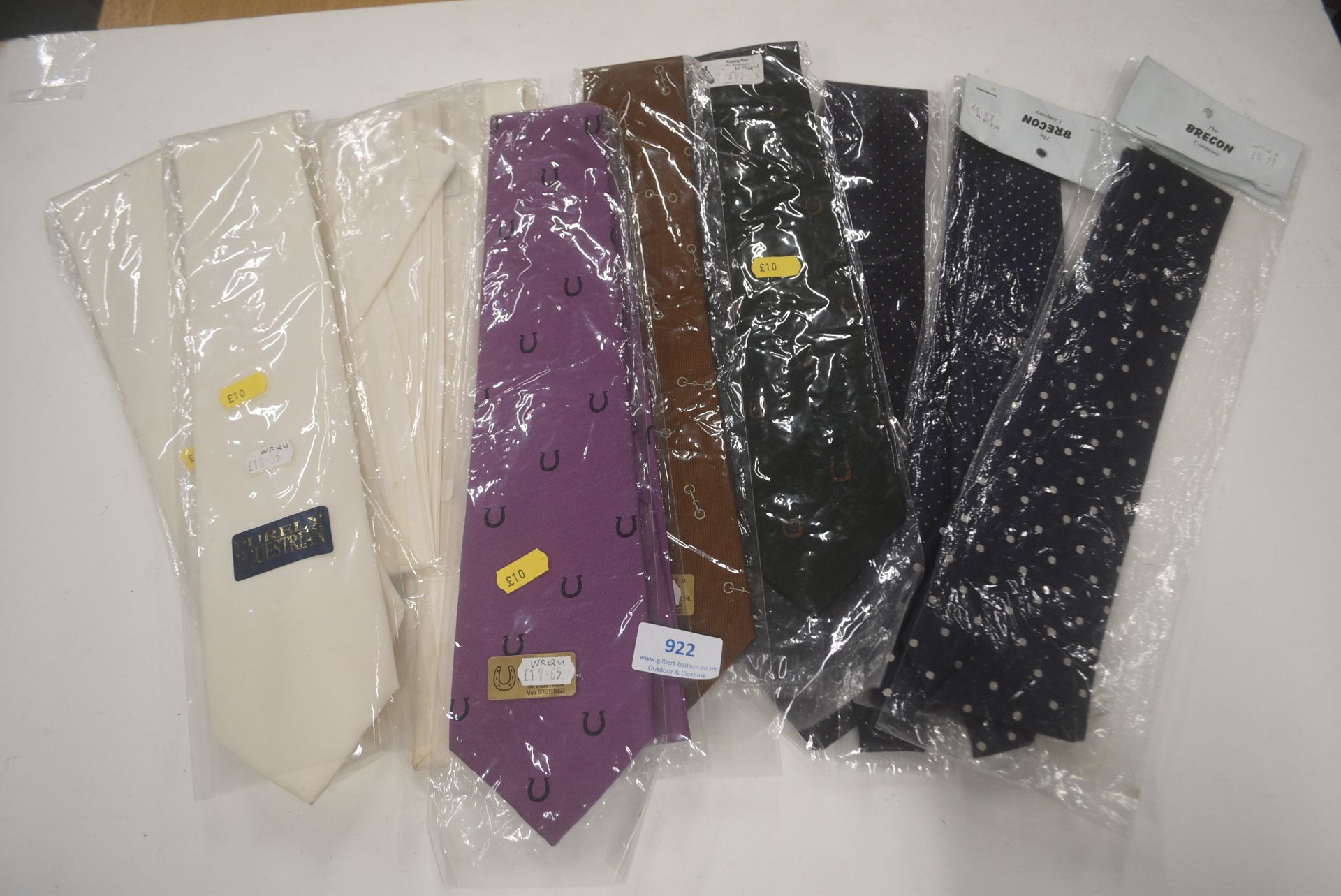Quantity of Adult’s Riding Ties