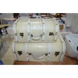 2x Trunk Style Travel Cases