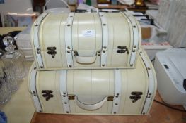 2x Trunk Style Travel Cases